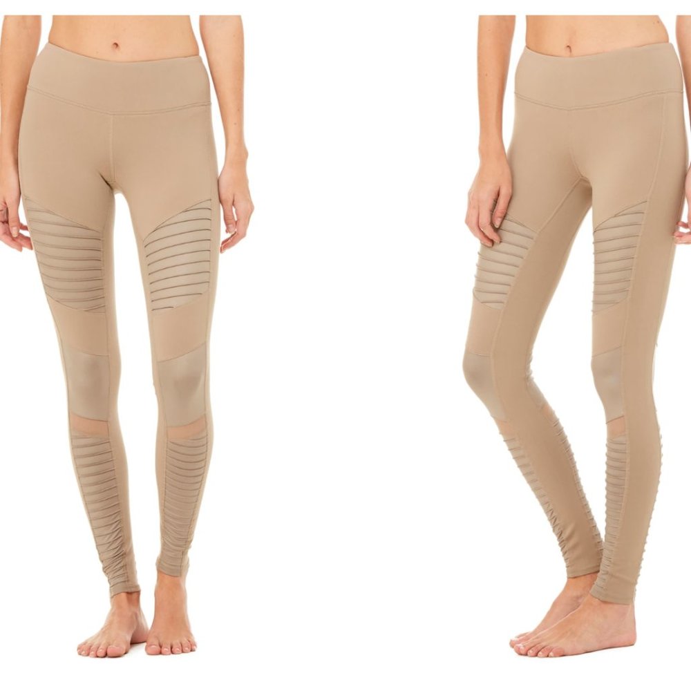 Alo Yoga Nude Moto Leggings XS